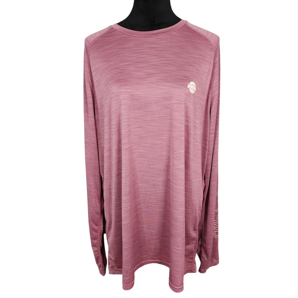 MARSH WEAR Size XXL Wetland Tech Rose Pink Long Sleeve Pamlico Outdoor Shirt EUC